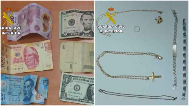 Objetos robados en A Guarda y Tomiño.