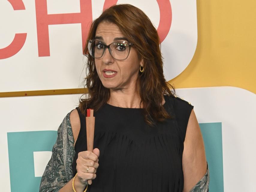 Llum Barrera posando en el estreno de la mencionada película.