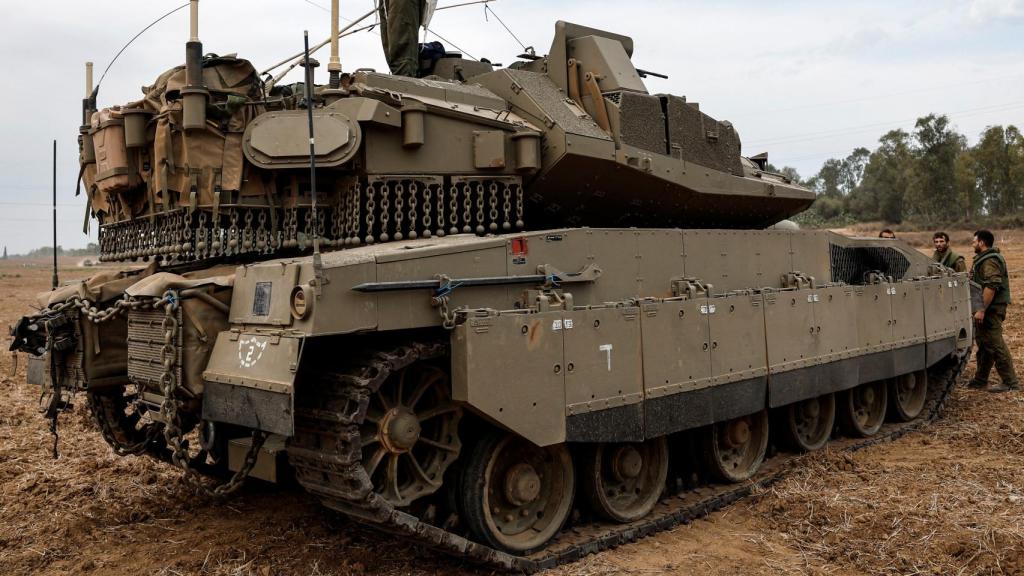 Parte trasera de tanque Merkava