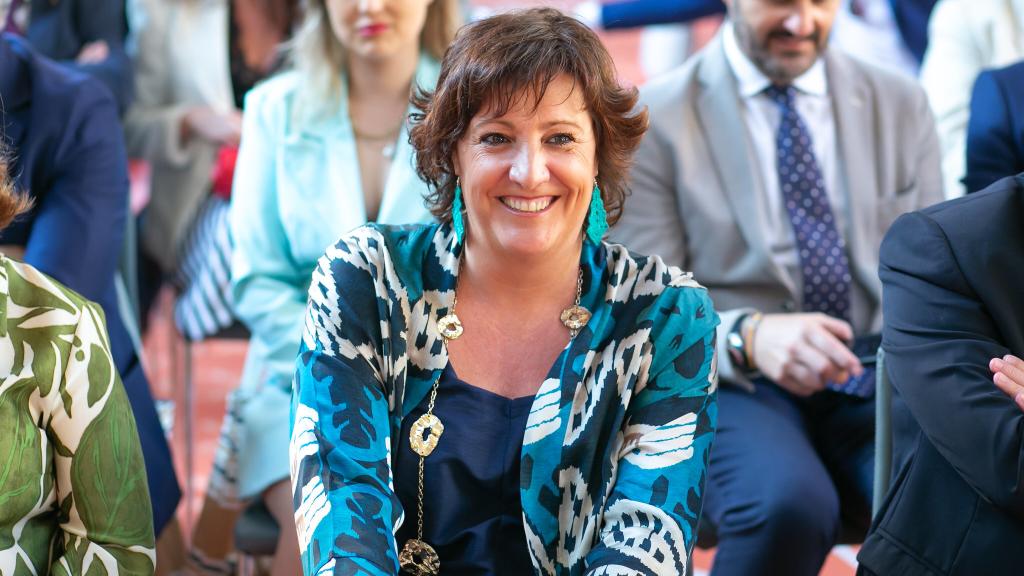 Patricia Franco, este martes en la inauguración de Farcama 2023