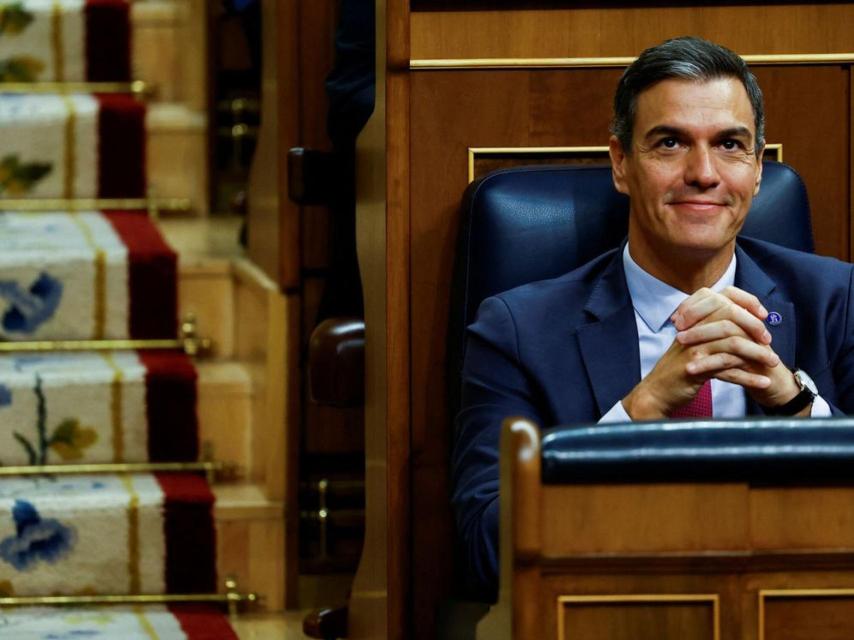 Pedro Sánchez, en el Congreso de los Diputados.