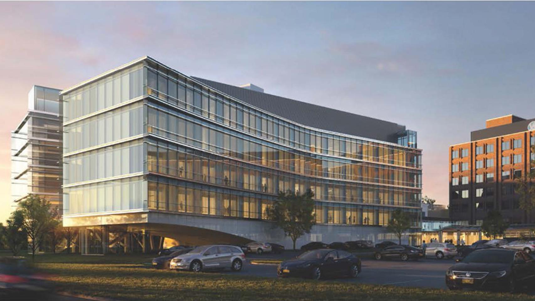 Render del Westchester Medical Center Patient Care Tower.