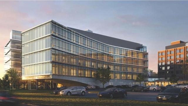 Render del Westchester Medical Center Patient Care Tower.