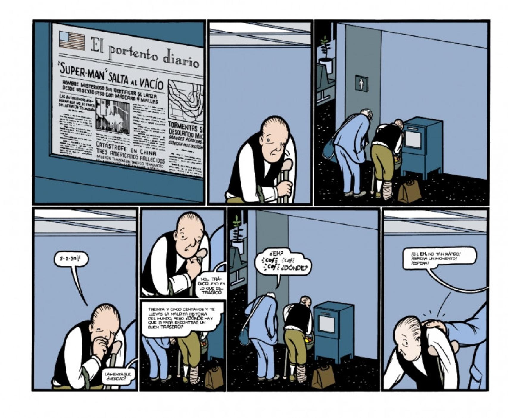 Página de 'Jimmy Corrigan, el chico más listo del mundo', de Chris Ware