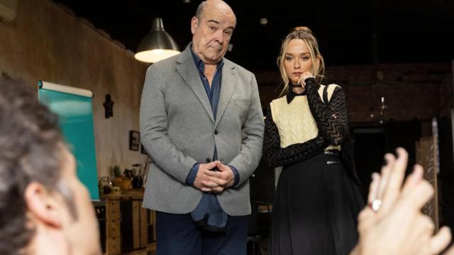 Antonio Resines y Lucía de la Fuente.