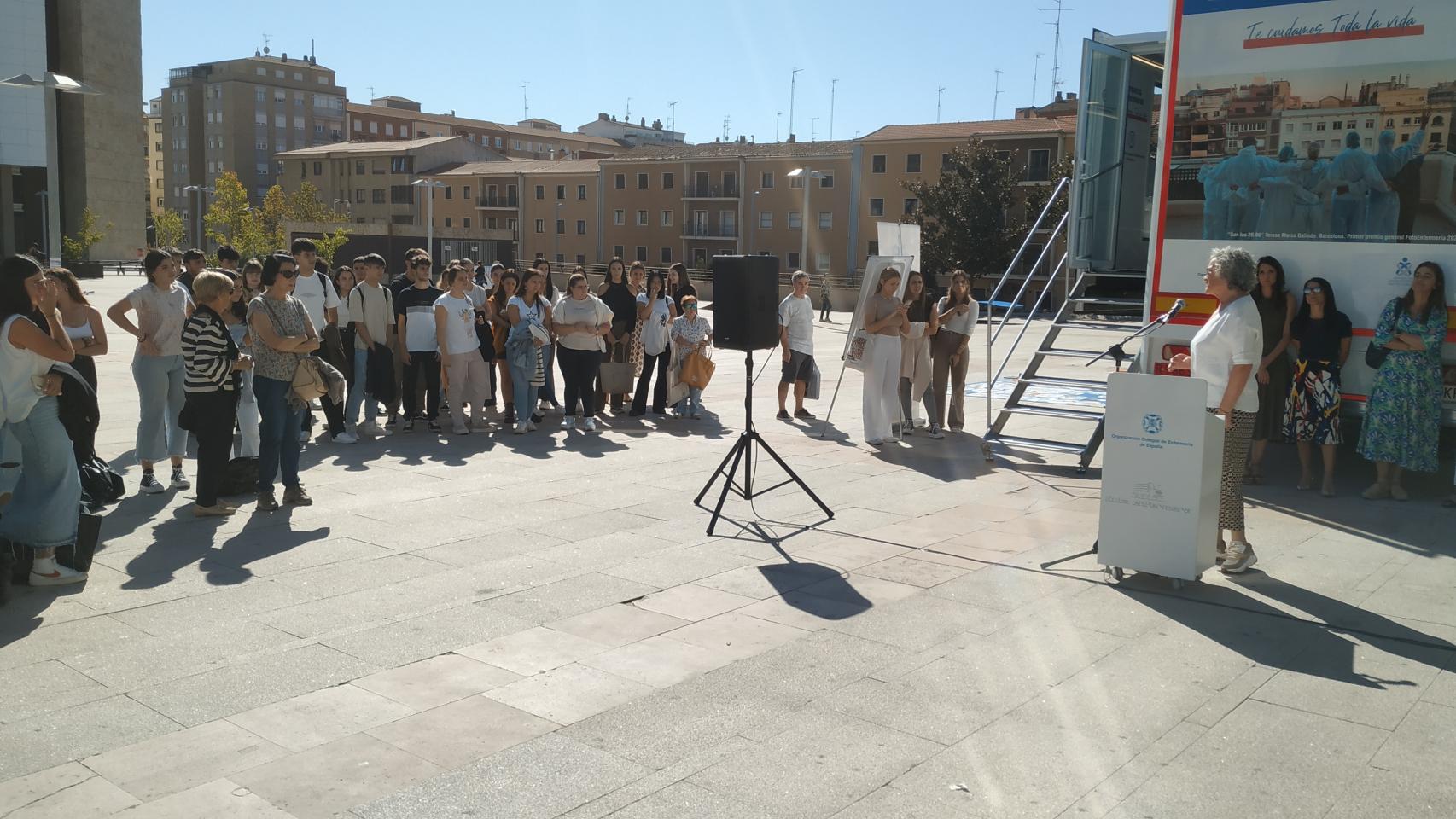 Presentación de la campaña 'Ruta enfermera. Te cuidamos toda la vida'