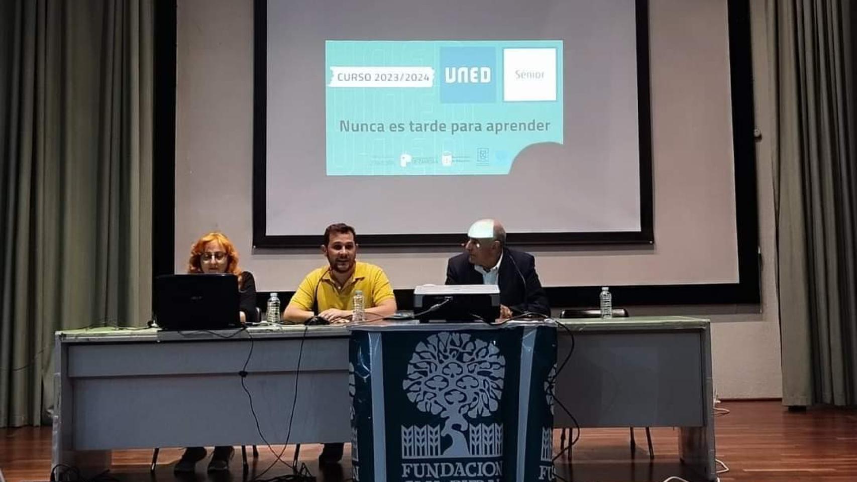 Inauguración del curso de la UNED Senior, este martes.