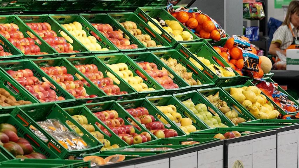 Frutería de Mercadona.