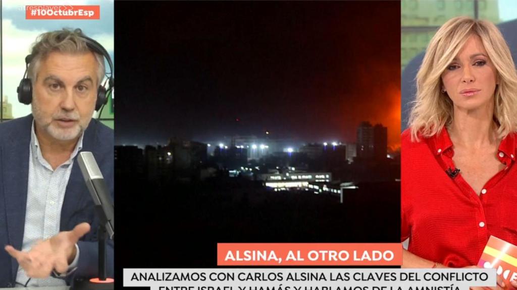 Carlos Alsina y Susanna Griso en 'Espejo Público'.