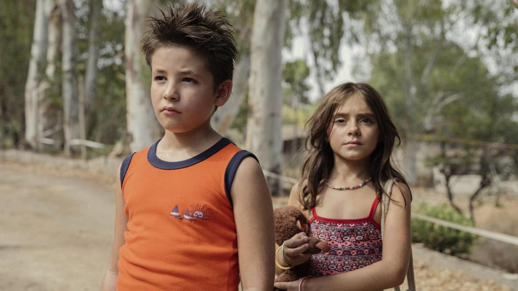 Enric e Irene en su infancia.