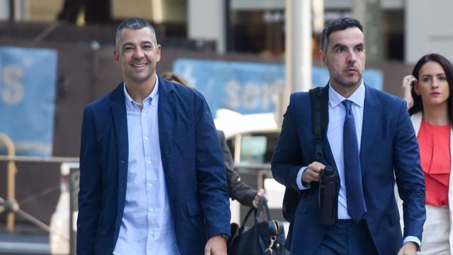 El jefe de Márketing de la RFEF, Rubén Rivera, este martes en la Audiencia Nacional.