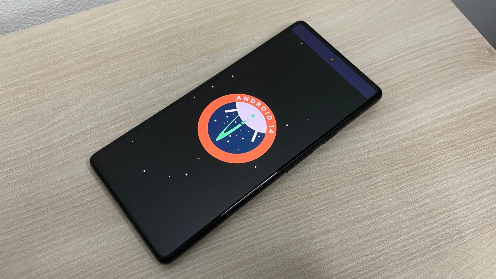 Android 14 en un Pixel 6