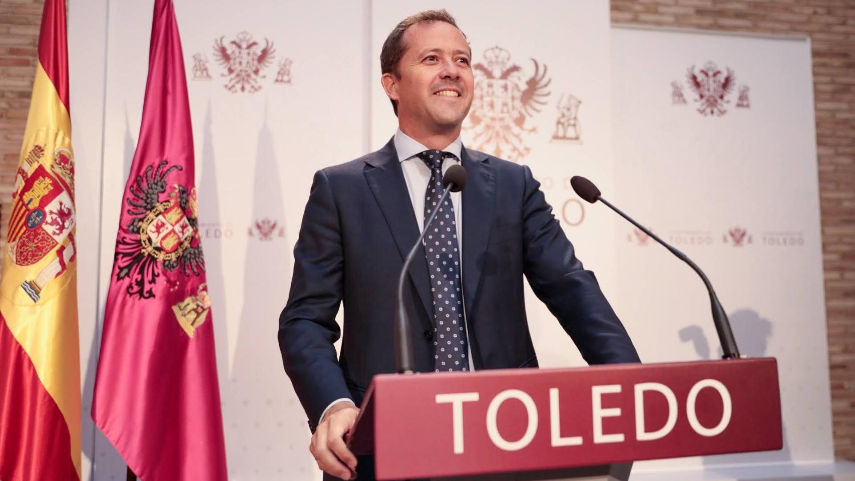 Carlos Velázquez, alcalde de Toledo, en una imagen reciente de Javier Longobardo