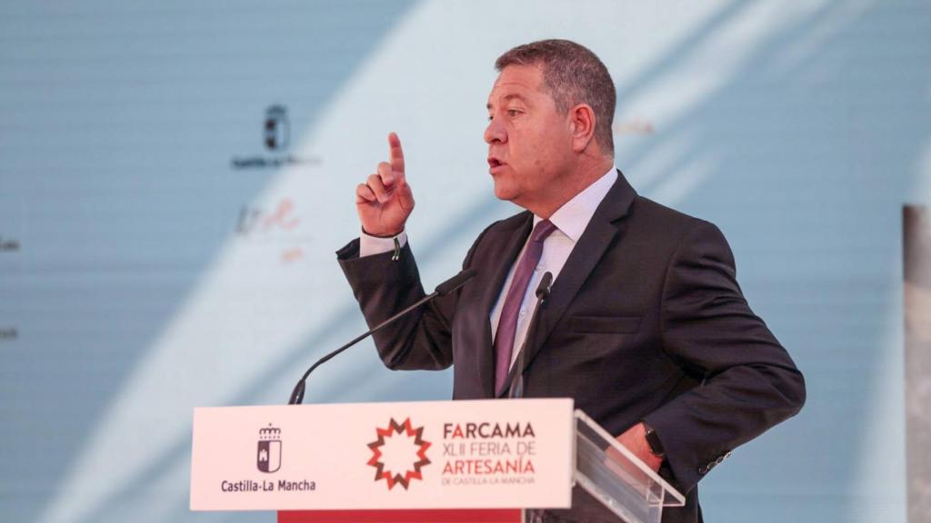 Emiliano García-Page, este martes en Toledo.