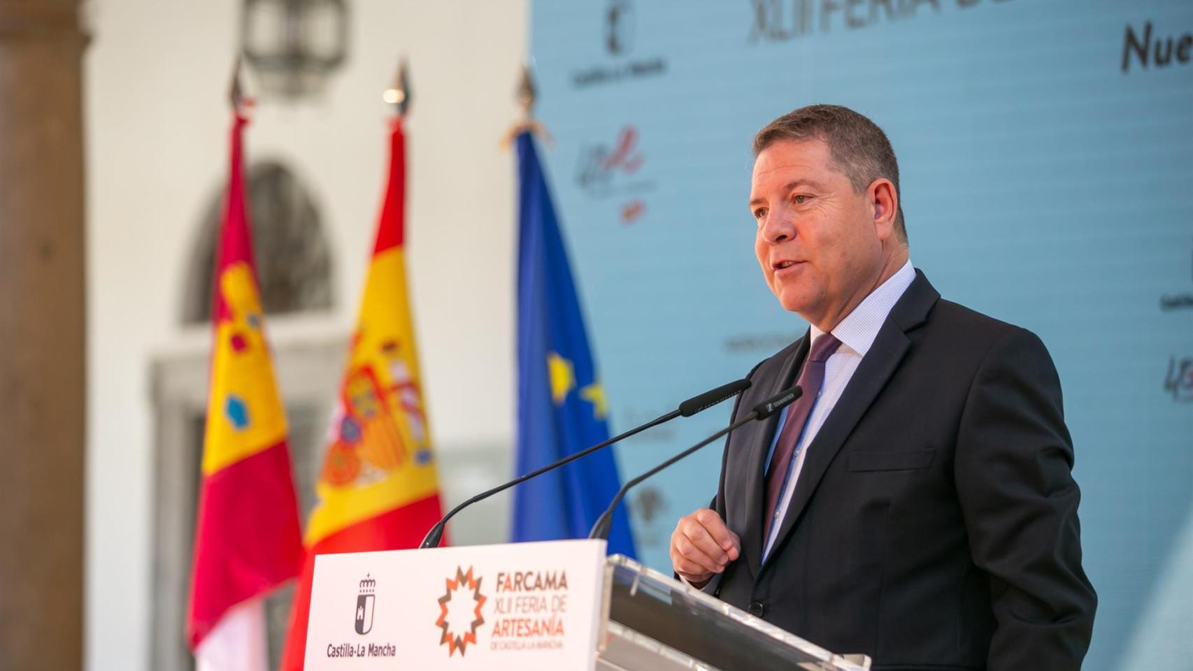 El presidente de Castilla-La Mancha, Emiliano García-Page.