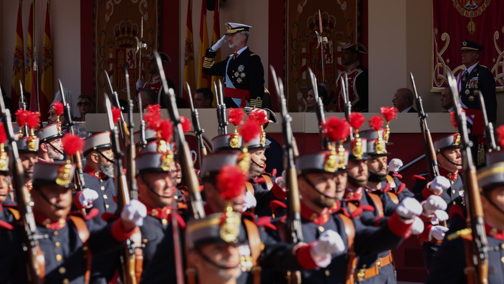 Imagen del desfile del 12 de octubre de 2022.