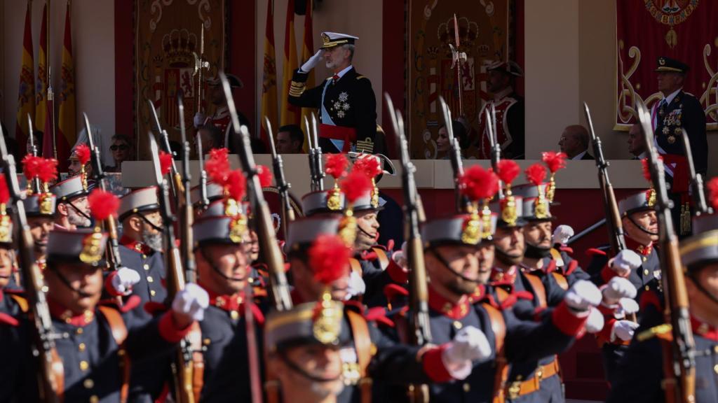Imagen del desfile del 12 de octubre de 2022.