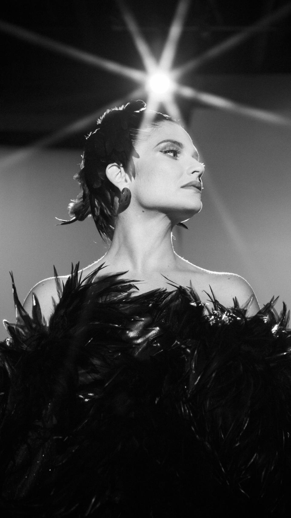 Natalia Jiménez en una imagen en blanco y negro.