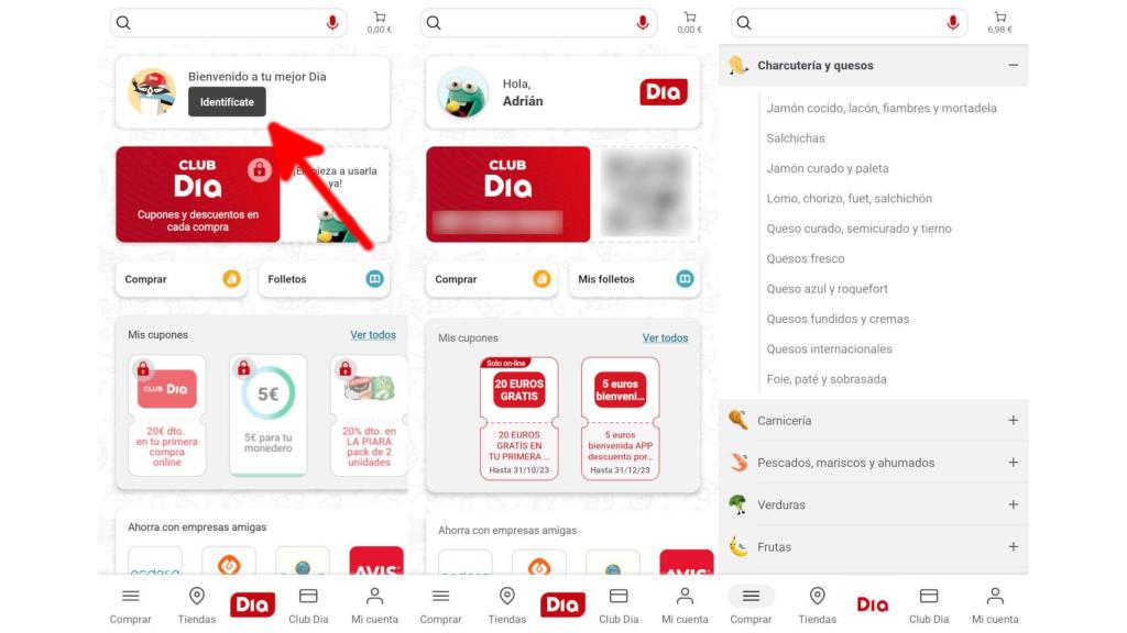La nueva app de Supermercados Dia