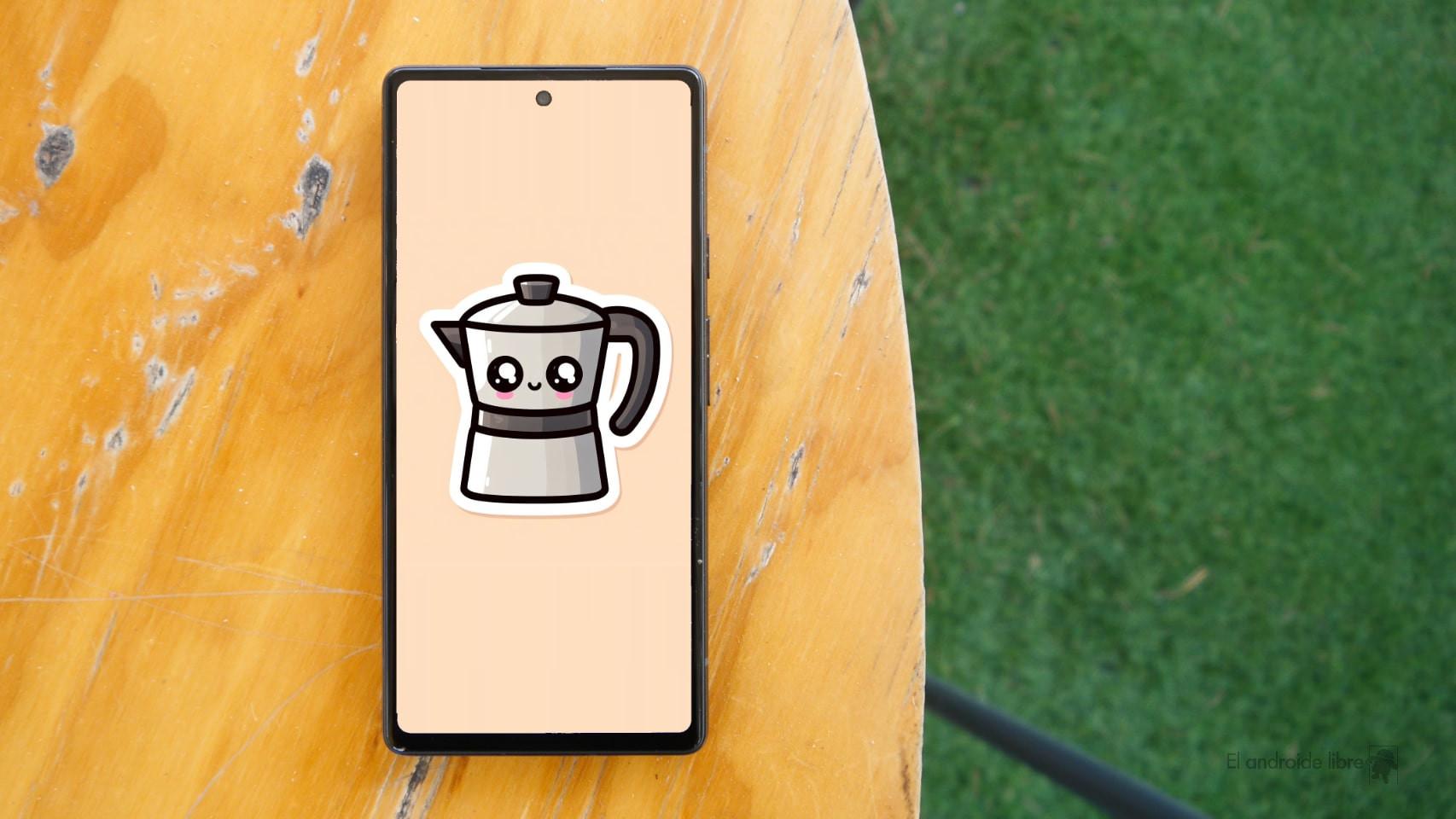 Sticker creado con IA en un móvil
