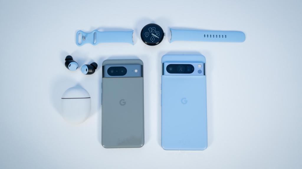 Pixel 8, Pixel 8 Pro, Pixel Watch 2 y Pixel Buds Pro