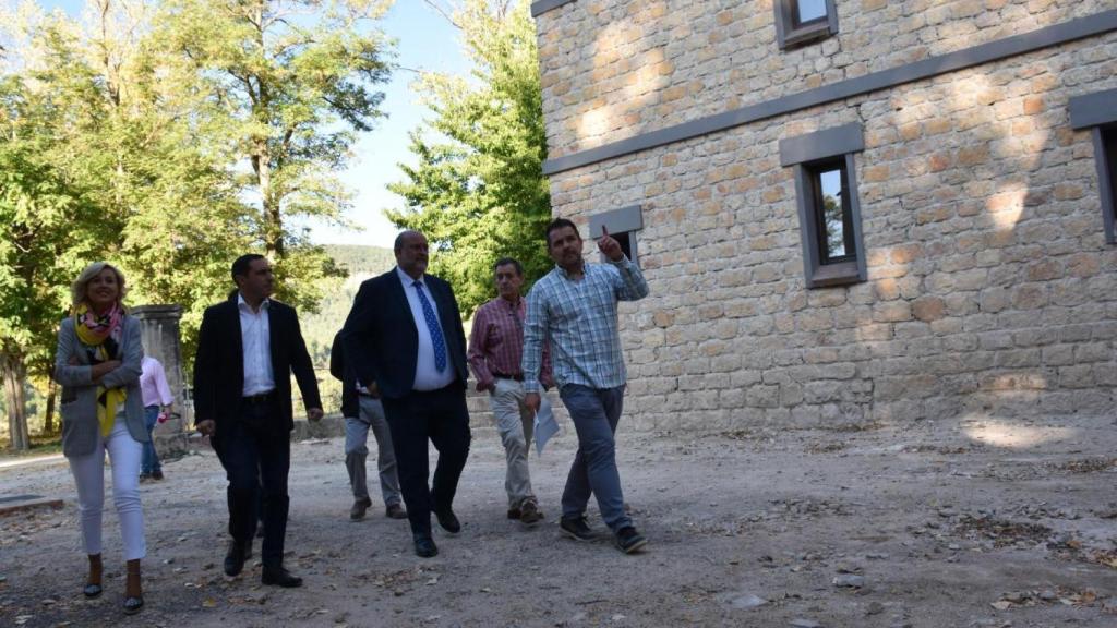 Visita a las obras de la nueva hospedería.