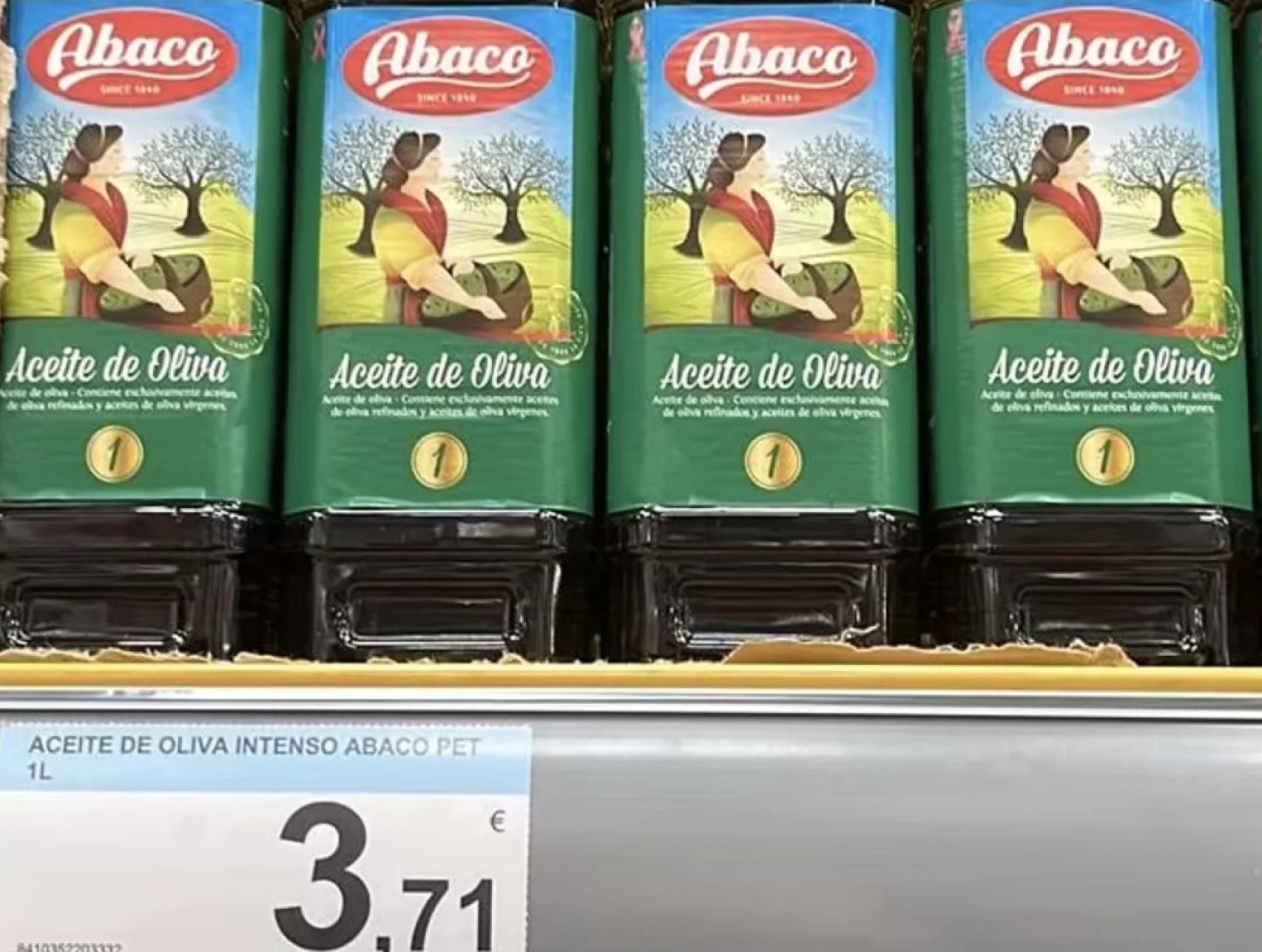 El aceite de oliva Abaco.