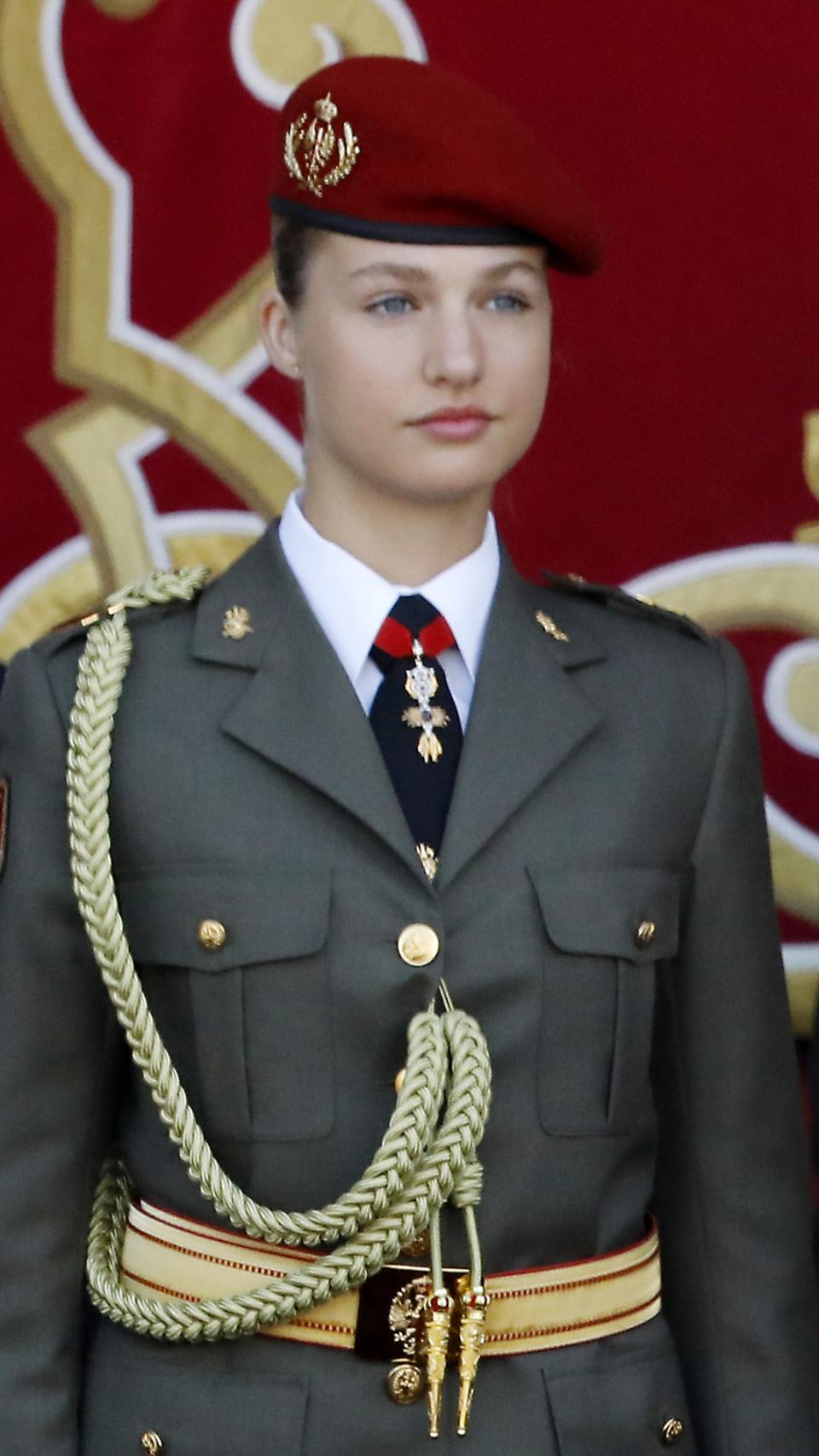 La princesa Leonor en el Día de la Hispanidad