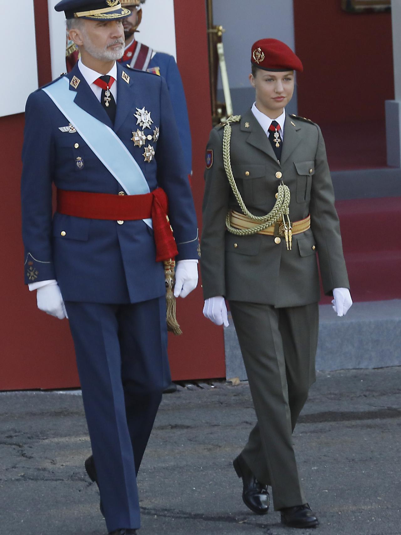 La Princesa, en el desfile.