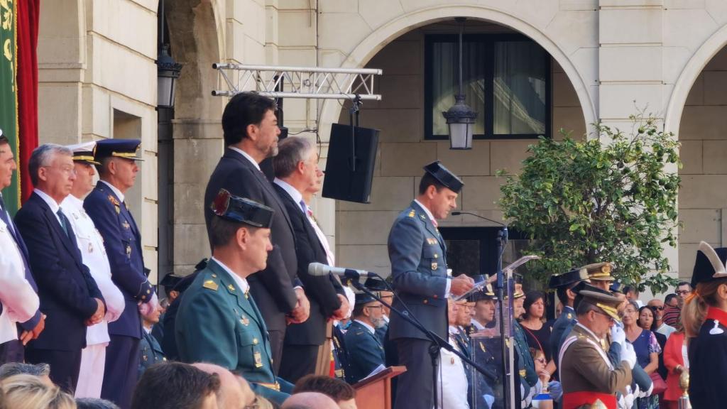 Día de la Hispanidad y de la Virgen del Pilar en Alicante.