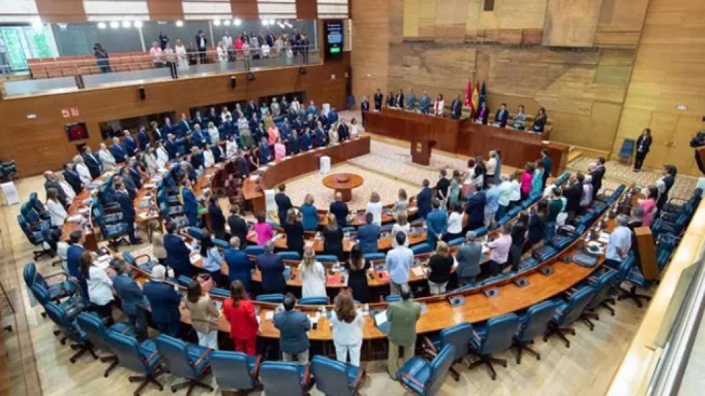 Un pleno en la Asamblea de Madrid.