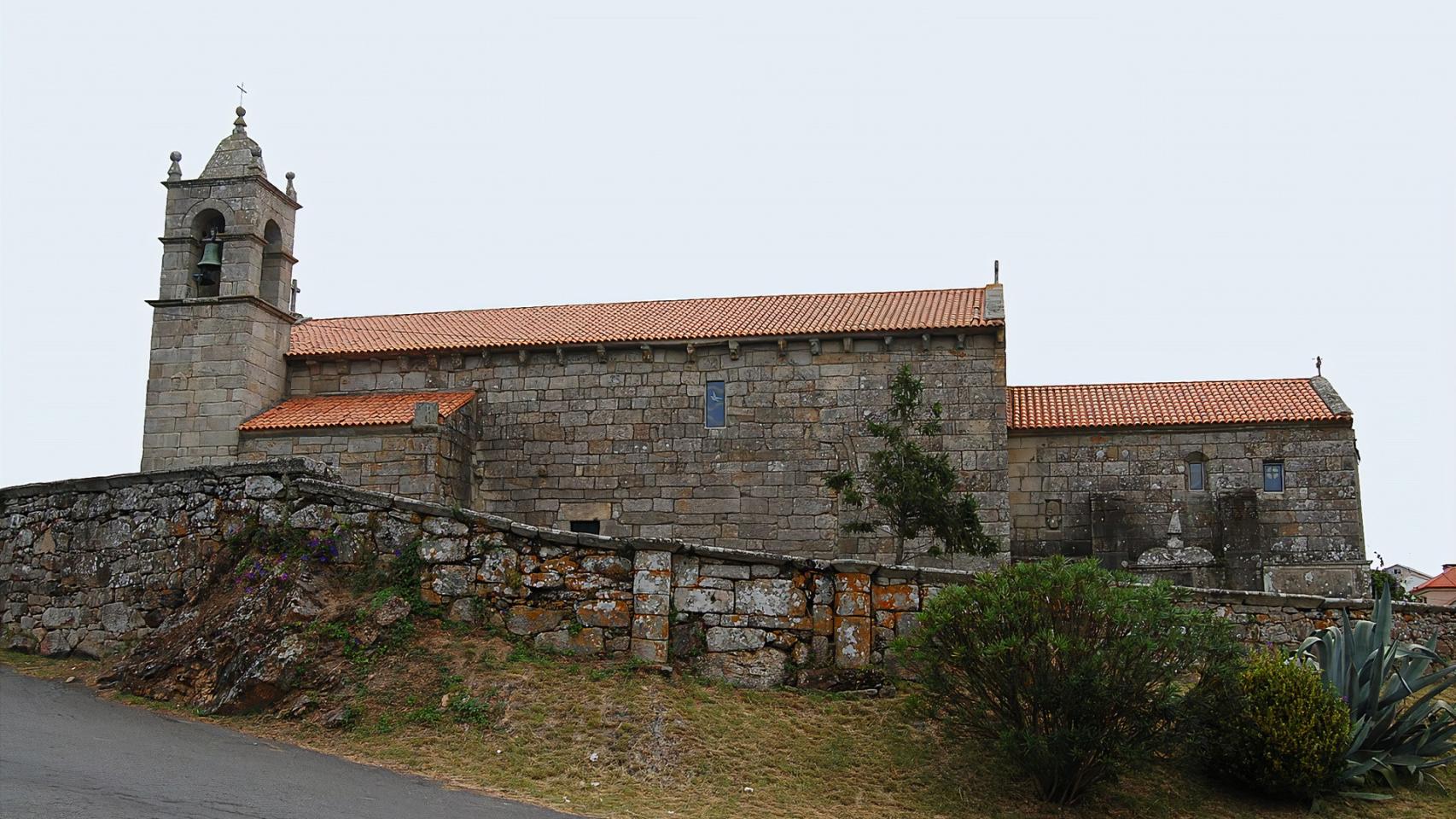 Imagen de la Iglesia parroquial de Adina.