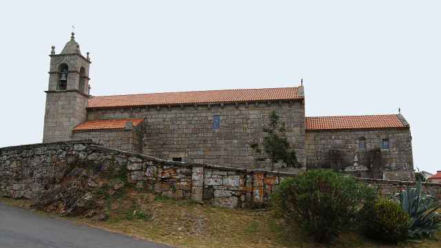 Imagen de la Iglesia parroquial de Adina.