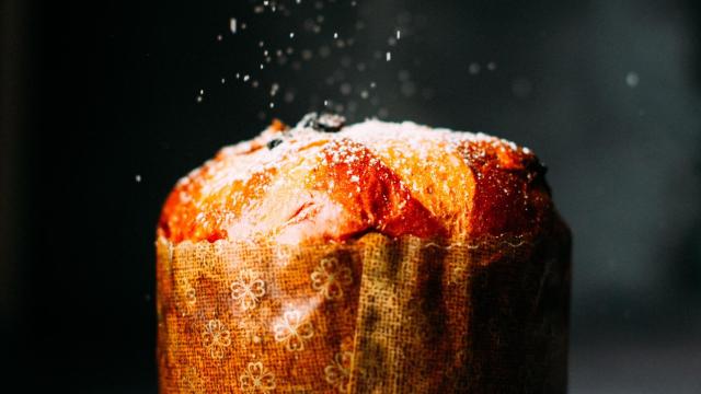 Imagen de un apetecible panettone.