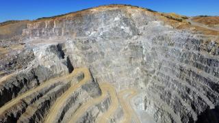 Corta a cielo abierto de Los Santos