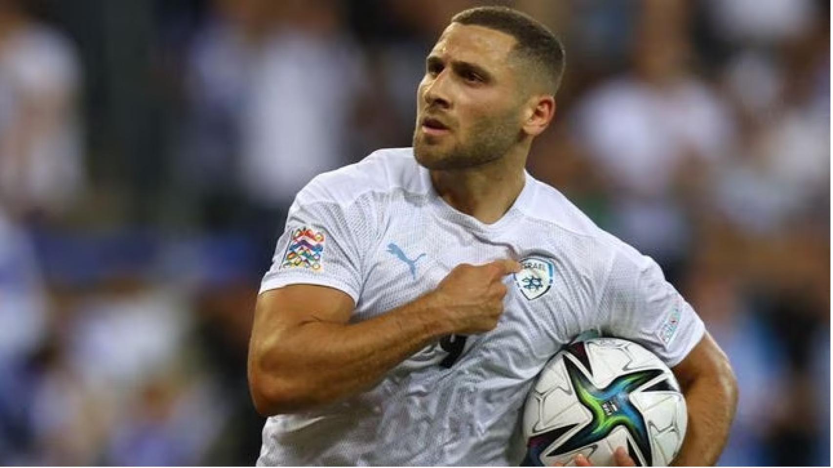 Weissman celebra un gol con Israel