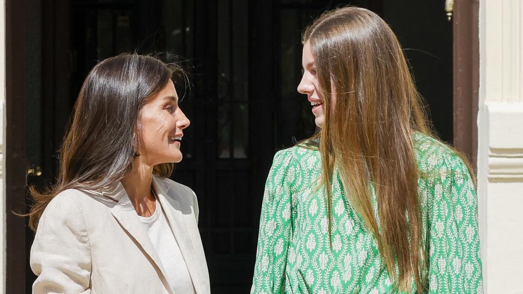 La reina Letizia y la infanta Sofía.