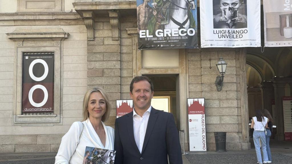El alcalde de Toledo, Carlos Velázquez, y la vicealcaldesa, Inés Cañizares