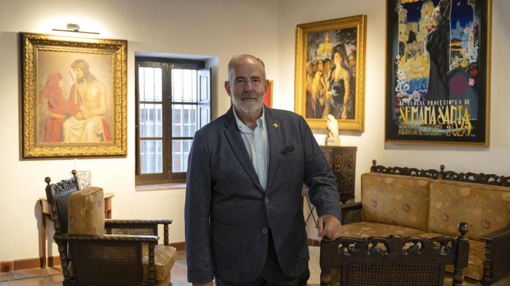 Una de las salas de la Agrupación que José Carlos Garín quiso destacar.