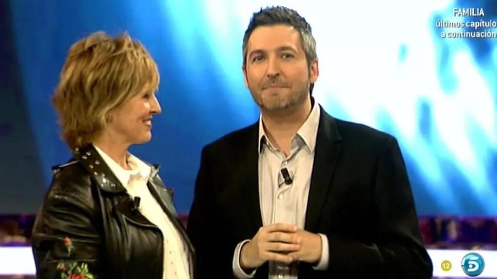 Mercedes Milá y Frank Blanco en 'Gran Hermano'.