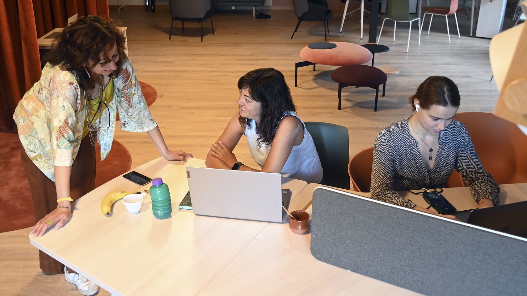 Empresarias europeas se dan cita en un coworking en la localidad burgalesa de Pradoluengo