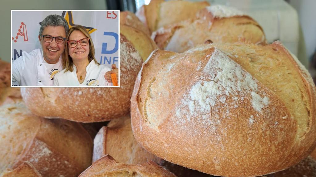 Javier y Charo, los panaderos que regalan hogazas a los recién nacidos