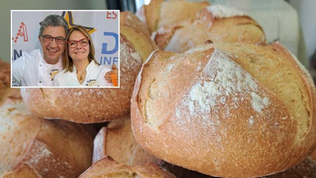 Javier y Charo, los panaderos que regalan hogazas a los recién nacidos