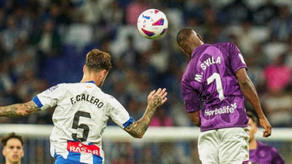 Partido del Real Valladolid contra el Espanyol