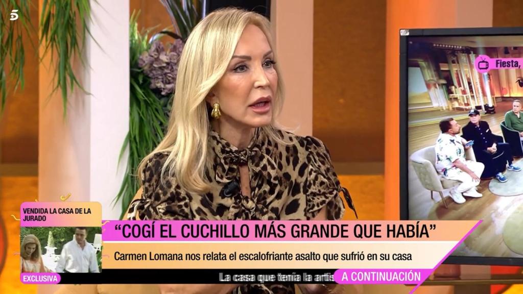 Carmen Lomana en 'Fiesta'.