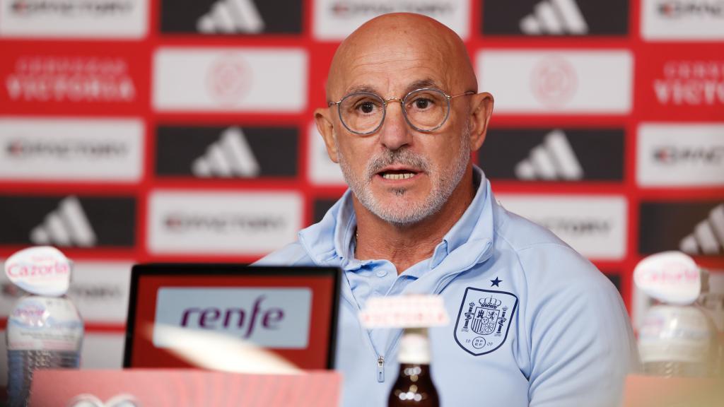 Luis de la Fuente, durante la rueda de prensa previa al choque ante Noruega