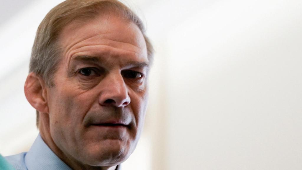 El congresista republicano Jim Jordan, candidato de los republicanos para ser portavoz de la Cámara de Representantes.