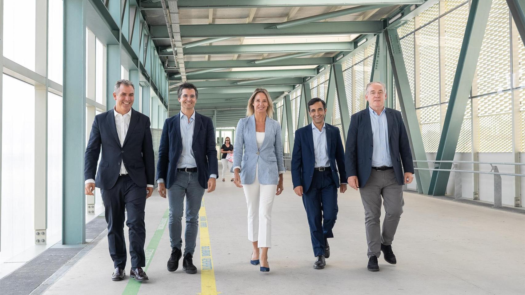 Representantes del PP de Ferrol, A Coruña, Santiago, Pontevedra y Vigo.
