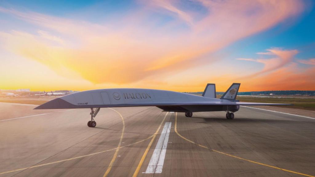 Representación del avión Halcyon