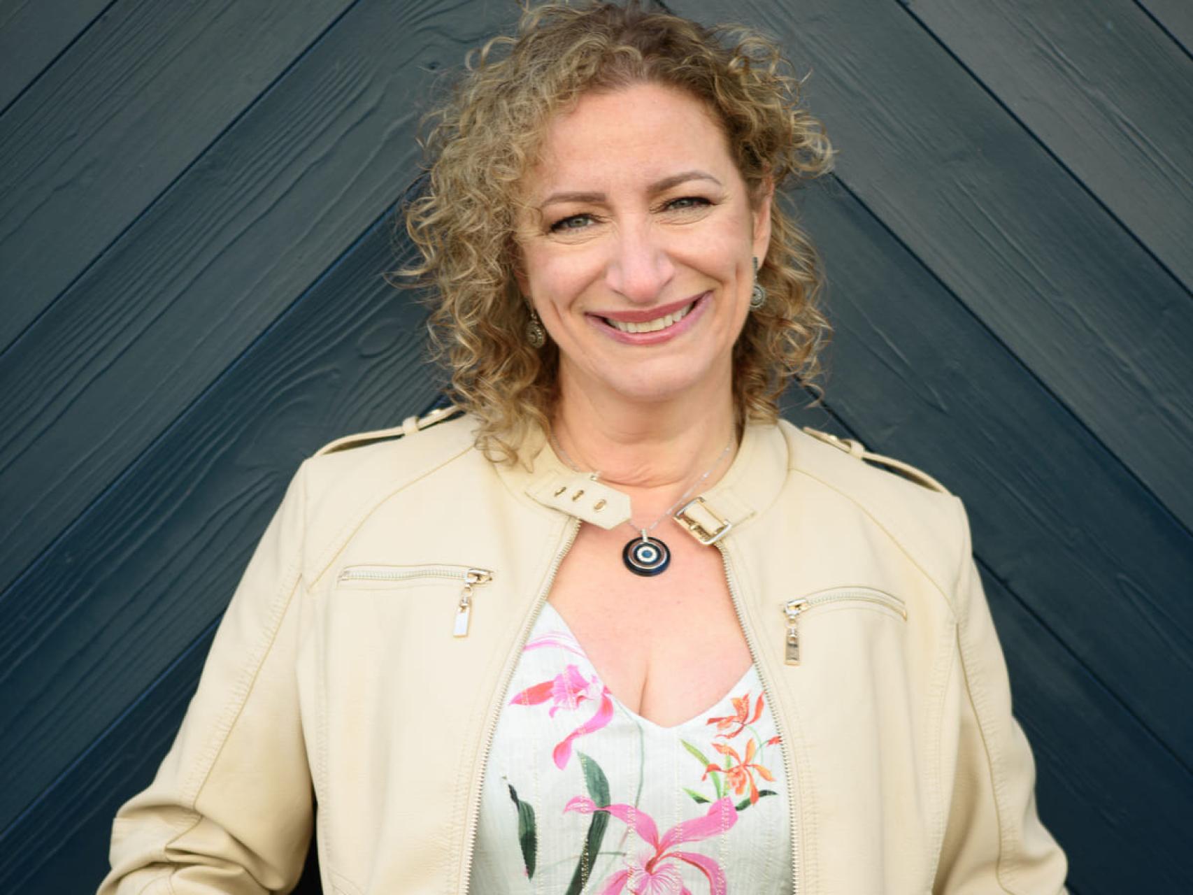 Ana Morales en un momento de la entrevista.